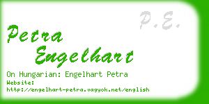 petra engelhart business card